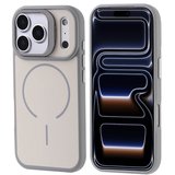 Apple iPhone 17 Pro Uyumlu Kılıf M-safe Şarj Özellikli Kamera Standlı Zore Notron Kapak