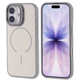 Apple iPhone 17 Uyumlu Kılıf M-safe Şarj Özellikli Kamera Standlı Zore Notron Kapak