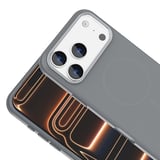 Apple iPhone 17 Pro Uyumlu Kılıf M-Safe Şarj Özellikli Metal Kamera Çerçeveli Zore Edi Silikon Kapak