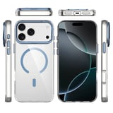 Apple iPhone 17 Pro Uyumlu Kılıf M-safe Şarj Özellikli Airbagli Kamera Standlı Zore Azor Kapak