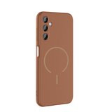 Samsung Galaxy A25 Uyumlu Kılıf M-safe Şarj Özellikli Zore Meta Kapak
