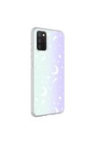 Samsung Galaxy A03S Uyumlu Kılıf Zore M-Blue Desenli Kapak