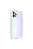 Apple iPhone 12 Pro Max Uyumlu Kılıf Zore M-Blue Desenli Kapak