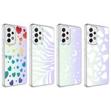 Samsung Galaxy A33 5G Uyumlu Kılıf Zore M-Blue Desenli Kapak