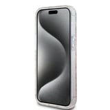 Apple iPhone 15 Uyumlu Kılıf Hello Kitty Orjinal Lisanslı Renk Geçişli Elektroplating Kaplama Kitty Head Desenli Kapak