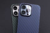 Apple iPhone 12 Pro Max Uyumlu Kılıf Karbon Fiber Tasarımlı Zore Karbono Kapak