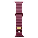 Apple Watch 42mm Uyumlu Kordon Silikon Soft Yüzey Metal Tokalı KRD-73 Kayış