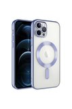 Apple iPhone 12 Pro Uyumlu Kılıf Kamera Korumalı M-safe Wireless Şarj Özellikli Zore Demre Kapak