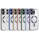 Apple iPhone 14 Pro Max Uyumlu Kılıf Kamera Korumalı M-safe Wireless Şarj Özellikli Zore Demre Kapak