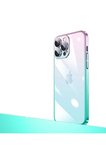 Apple iPhone 14 Pro Uyumlu Kılıf Parlak Renk Geçişli Kamera Korumalı Zore Senkron Kapak