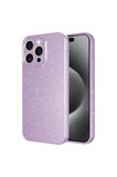 Apple iPhone 15 Pro Uyumlu Kılıf Kamera Korumalı Simli Lüks Zore Koton Kapak