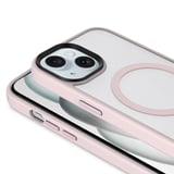 Apple iPhone 14 Uyumlu Kılıf Mat Arka Yüzey Wireless Şarj Özellikli Zore Flet M-safe Kapak