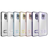 Xiaomi Redmi Note 9S Uyumlu Kılıf Kamera Korumalı Logo Gösteren Zore Omega Kapak