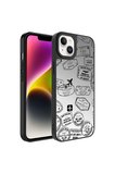 Apple iPhone 14 Plus Uyumlu Kılıf Aynalı Desenli Kamera Korumalı Parlak Zore Mirror Kapak