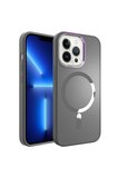 Apple iPhone 12 Pro Max Uyumlu Kılıf M-safe Wireless Şarj Özellikli Zore Stil Kapak