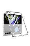Samsung Galaxy Z Fold 5 Uyumlu Kılıf Zore Full Camlı Kıpta Kapak