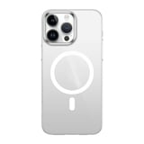 Apple iPhone 15 Pro Max Uyumlu Kılıf Zore Wireless Şarj Özellikli Şeffaf G-Glass Kapak