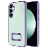Samsung Galaxy A55 Uyumlu Kılıf Kamera Korumalı Logo Gösteren Zore Omega Kapak