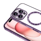Apple iPhone 16 Pro Uyumlu Kılıf Kamera Korumalı M-safe Wireless Şarj Özellikli Zore Demre Kapak