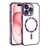 Apple iPhone 16 Pro Uyumlu Kılıf Kamera Korumalı M-safe Wireless Şarj Özellikli Zore Demre Kapak