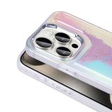 Apple iPhone 15 Pro Max Uyumlu Kılıf Airbagli Renkli Arka Yüzey Boncuk Tasarımlı Zore Kumul Kapak