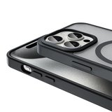 Apple iPhone 15 Pro Max Uyumlu Kılıf M-safe Şarj Özellikli Mat Arka Yüzey Zore Sio Kapak