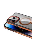 Apple iPhone 14 Pro Max Uyumlu Kılıf M-safe Şarj Özellikli Mat Görünümlü Zore Solo Kapak