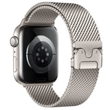 Apple Watch 10 42mm Uyumlu Zore KRD-121 Metal Hasır Kordon