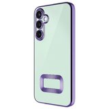 Samsung Galaxy A36 Uyumlu Kılıf Kamera Korumalı Logo Gösteren Zore Omega Kapak