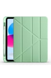 Apple iPad 10.9 2022 (10.Nesil) Uyumlu Kılıf Zore Tri Folding Kalem Bölmeli Standlı Kılıf