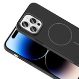 Apple iPhone 14 Pro Max Uyumlu Kılıf M-safe Şarj Özellikli Zore Ruby Sert Kapak