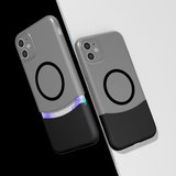 Apple iPhone 11 Uyumlu Kılıf M-Safe Şarj Özellikli Mıknatıslı Zore Duble Kapak