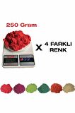 Kurumayan Kinetik Kum 4 Renk 1 KG (250gr*4 Adet) Kinetik Oyun Hamuru