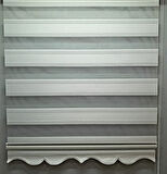 BBB Pliseli Simli Renk Geçişli Modern Stor Zebra Perde MZ280