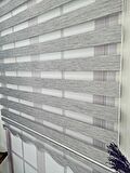 BBB Bambu Gri Stor Zebra Perde MZ495