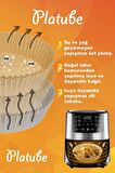 Pisirme Kagidi 50 adet Airfryer Yagli Kagit Xiaomi Philips Air Fryer Tüm Markalara Uyumlu Yuvarlak