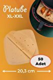 Pisirme Kagidi 50 adet Kare Delikli Airfryer Yagli Kagit Xiaomi Philips Tüm Markalara Uyumlu