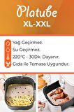 Pisirme Kagidi 50 adet Kare Delikli Airfryer Yagli Kagit Xiaomi Philips Tüm Markalara Uyumlu