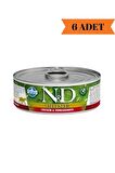 N&D Prime Tahısız Tavuk & Nar Yetişkin Kedi Yaş Maması 70 Gr x 6 Adet