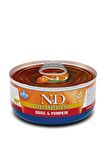 N&D Pumpkin Balkabaklı Bıldırcınlı Kedi Konservesi 80 gr