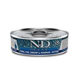 N&D Ocean Morina Balığı Karides Balkabağı Yavru Kedi Konservesi 80 gr