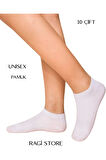 Unisex Patik Çorap 10 Çift