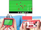 Sup Taşınabilir Beyaz Video Oyun Konsolu 3" 400 Oyunlu Mini Atari Gameboy 2 Oyunculu