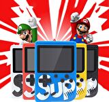 Sup Taşınabilir Beyaz Video Oyun Konsolu 3" 400 Oyunlu Mini Atari Gameboy 2 Oyunculu