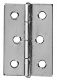 Yaprak menteşe, paslanmaz çelik Et Kalınlığı 1.3 mm Ebat 60x40 mm