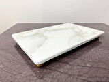 Doğal Mermer sunum 20x30 Gold Ayak