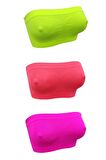 860 Kadın Neon Askısız 3lü Paket Strapless Atlet