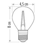 Cata CT-4283 4W G45 E27 Duylu Rustik Led Ampul Amber 5 Adet
