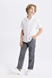 DeFacto Erkek Çocuk Standart Paça Müslin Pantolon C2608A824SMGR452