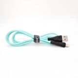 Global CA30 USB to Lightning Hızlı Data ve Şarj Kablosu 2.4A Mavi